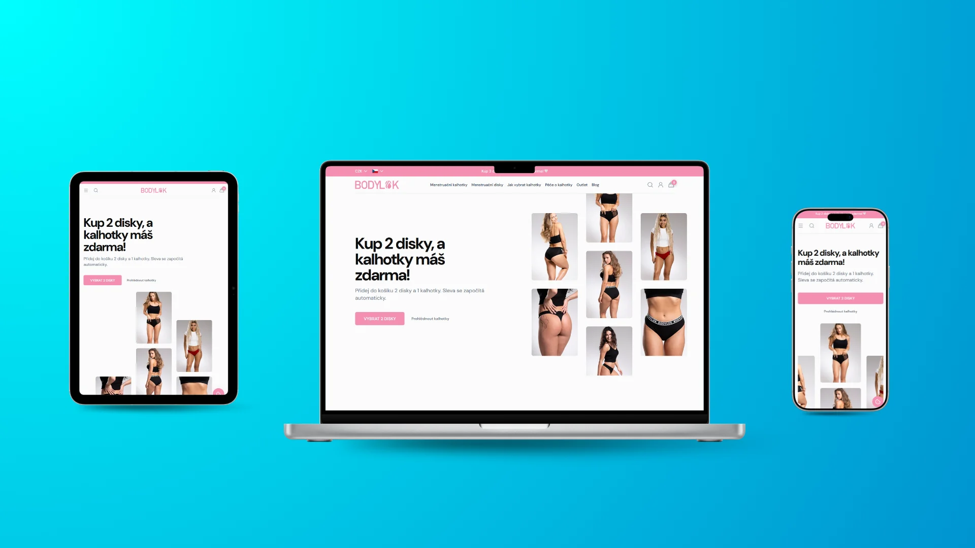 Bodylok – redesign e-shopu a dlouhodobý marketing značky