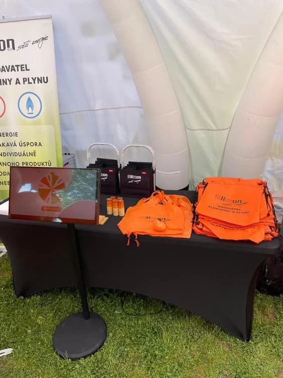 Digitální Kolo štěstí pro ELIMON na Prima Fresh Festivalu