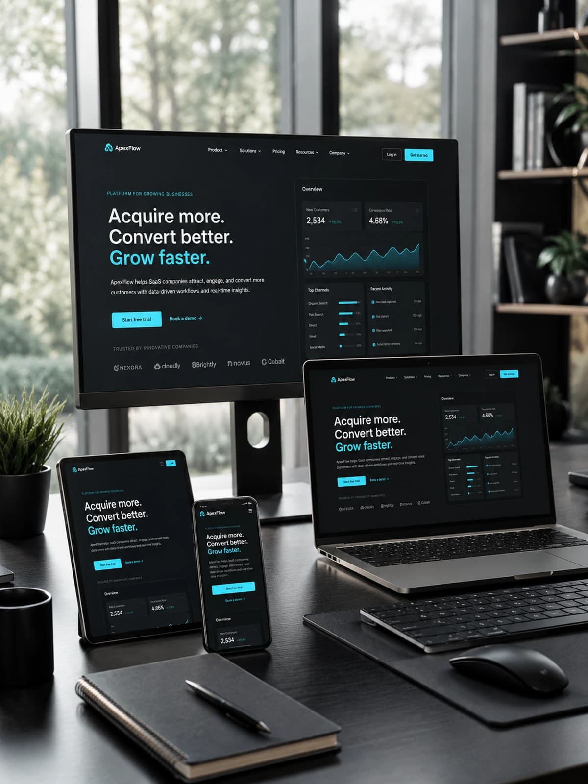 Landing Pages service preview image.
