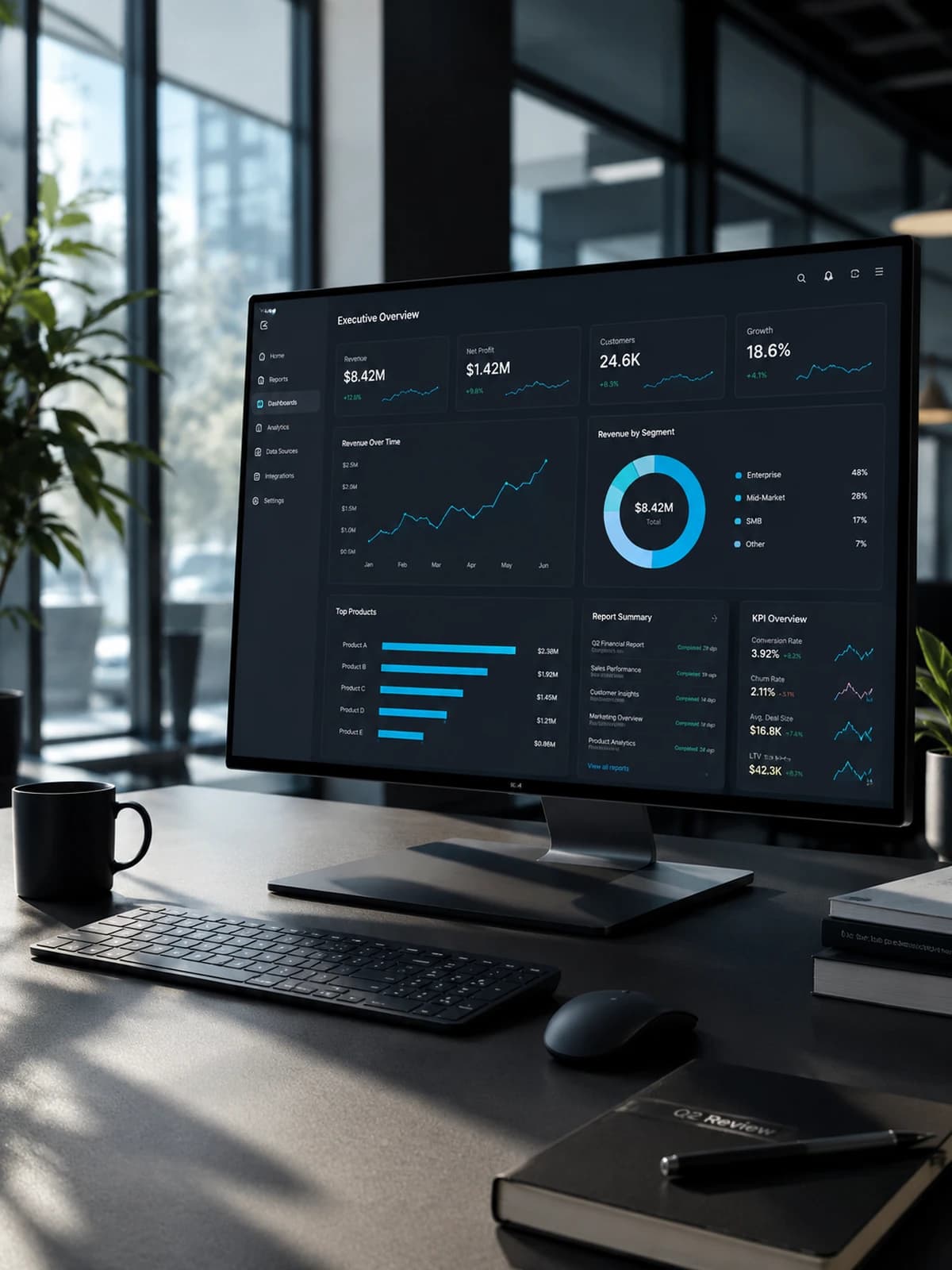 Reporting Automation service preview image.